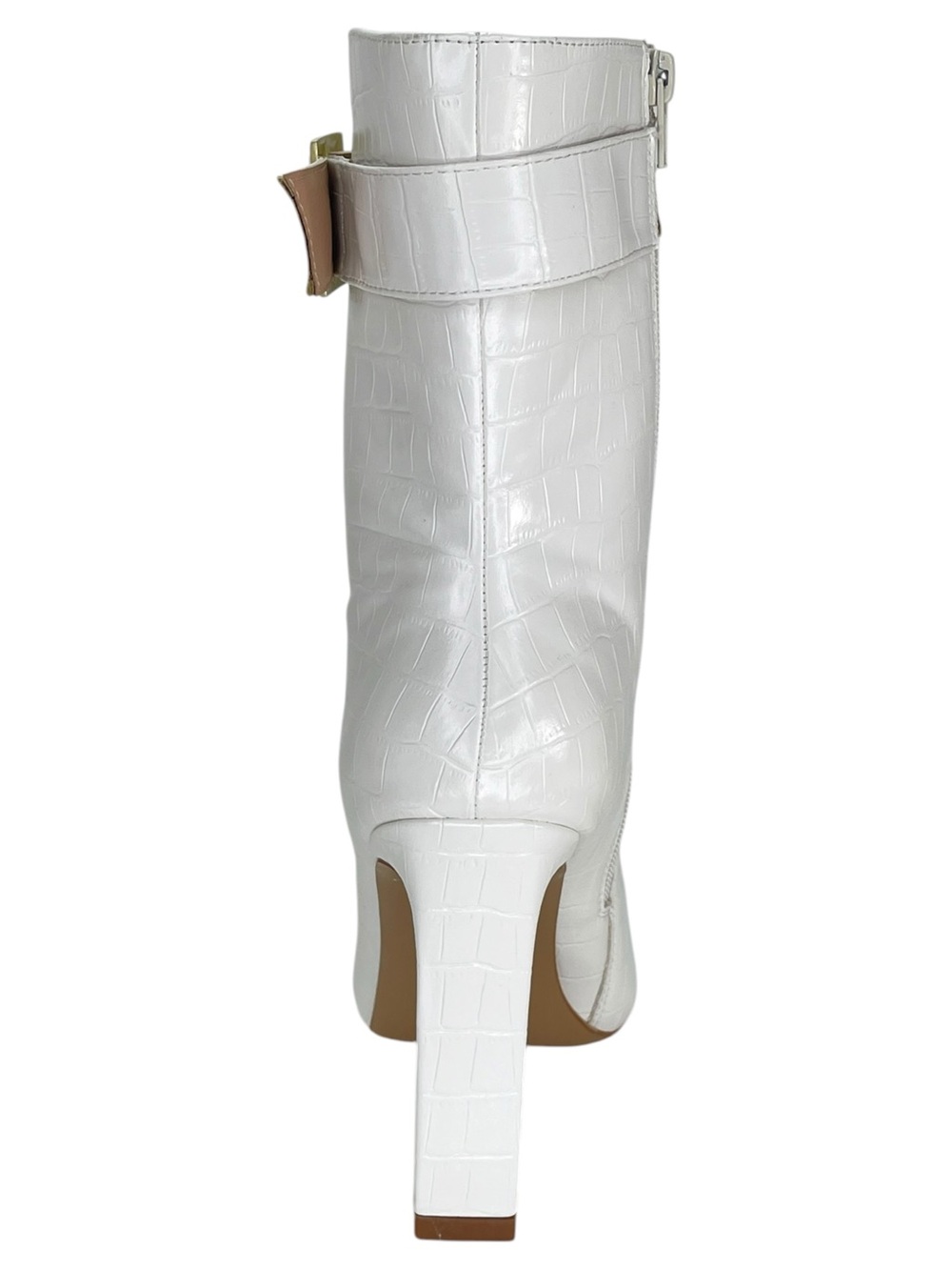 Journee Collection Elaine Faux Leather Heeled Womens Ankle Boots Size 9.5M - Picture 4 of 11
